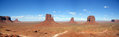 Panorama picture of the Monumet Valley